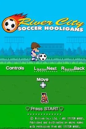 Kunio-kun no Chou Nekketsu! - Soccer League Plus - World Hyper Cup Hen (Japan) screen shot title